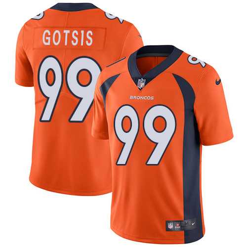 Nike Denver Broncos #99 Adam Gotsis Orange Team Color NFL Vapor Untouchable Limited Jersey,We sell and wholesale Nike Denver Broncos #99 Adam Gotsis Orange Team Color NFL Vapor Untouchable Limited Jersey on line form chian!
